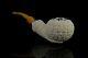 925 Silver Ornate Tomato Pipe By Yunar New Block Meerschaum Handmade W Case#913