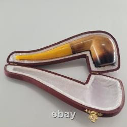 9MM filtered Lee Van Cleef Meerschaum Pipe handcarved block meerschaum CPW 15