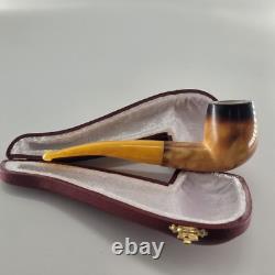 9MM filtered Lee Van Cleef Meerschaum Pipe handcarved block meerschaum CPW 15