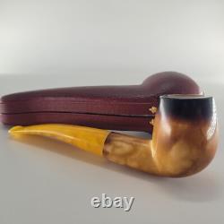 9MM filtered Lee Van Cleef Meerschaum Pipe handcarved block meerschaum CPW 15