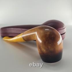 9MM filtered Lee Van Cleef Meerschaum Pipe handcarved block meerschaum CPW 15