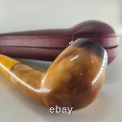 9MM filtered Lee Van Cleef Meerschaum Pipe handcarved block meerschaum CPW 15