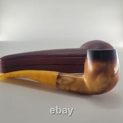9MM filtered Lee Van Cleef Meerschaum Pipe handcarved block meerschaum CPW 15