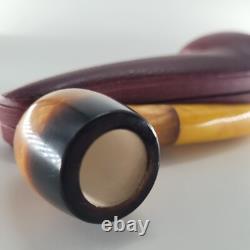9MM filtered Lee Van Cleef Meerschaum Pipe handcarved block meerschaum CPW 15