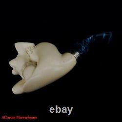 AGovem Handcarved Nude Lady Block Meerschaum Smoking Pipe, Pipa Pfeife AGM-1194