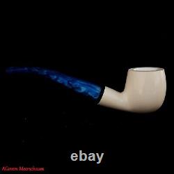 AGovem Handcarved Ornament Block Meerschaum Smoking Tobacco Pipe Pipa AGM-1634