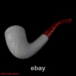 AGovem Handmade Dublin Block Meerschaum Smoking Tobacco Carved Pipe Pipa AGM1476