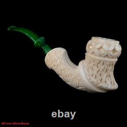 AGovem Handmade Freehand Unsmoked Block Meerschaum Smoking Tobacco Pipe AGM-1613