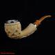Agovem Handmade Ornament Reverse Block Meerschaum Smoking Tobacco Pipe Agm-1795