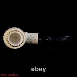 AGovem Unsmoked Handmade Reverse Block Meerschaum Smoking Tobacco Pipe AGM-1623