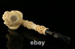 Abraham Lincoln Hand Block Meerschaum Pipe by Kenan with CASE 11310
