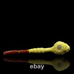 Abraham Lincoln Pipe By Kenan Handmade Block Meerschaum-NEW W CASE#1035