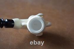 Ali Lattice Claw Pipe New Handmade Block Meerschaum Custom Made Case#836