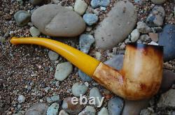 Ali Lee Van Cleef Block Meerschaum Billiard Pipe