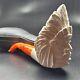 American Indian Native Block Meerschaum Pipe Handcarved By Cpw Pipes #1731