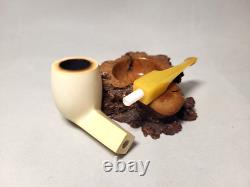 Andreas Bauer Block Meerschaum Pipe/box