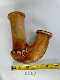 Antique 1800s Block Meerschaum Tobacco Pipe Bowl, Great Coloring, Kalmasch