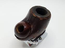 Antique Block Meerschaum Stummel Tobacco Smoking Pipe, With Original Case