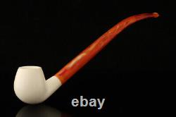 Apple Churchwarden Block Meerschaum Pipe with fitted case 14689