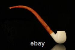 Apple Churchwarden Block Meerschaum Pipe with fitted case M2106