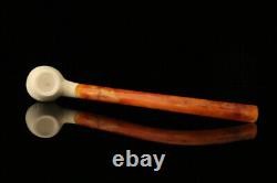 Apple Churchwarden Block Meerschaum Pipe with fitted case M2106