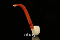 Apple Churchwarden Block Meerschaum Pipe with fitted case M2106