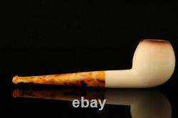 Apple Straight Block Meerschaum Pipe with fitted case 14154