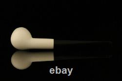 Apple Straight Block Meerschaum Pipe with fitted case M1657