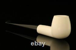 Apple Straight Block Meerschaum Pipe with fitted case M1775