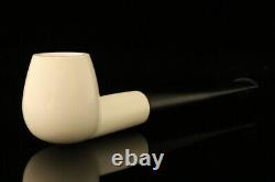 Apple Straight Block Meerschaum Pipe with fitted case M1775