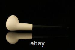 Apple Straight Block Meerschaum Pipe with fitted case M1775