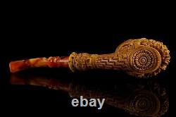 Arabic Merchant Figure Pipe New Block Meerschaum Handmade W Case#972