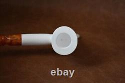 Artist Design Smooth Pickaxe Pipe Block MEERSCHAUM-NEW-HAND CARVED W Case#939