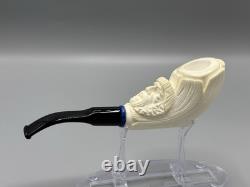 Artist Design Talking Tree Figure Pipe Block Meerschaum-Handmade NEW CASE#1701