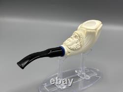 Artist Design Talking Tree Figure Pipe Block Meerschaum-Handmade NEW CASE#1701