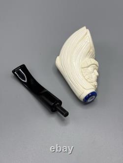 Artist Design Talking Tree Figure Pipe Block Meerschaum-Handmade NEW CASE#1701