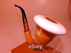 Austria AB Made Block Meerschaum Cup Calabash Gourd Sherlock Style Pipe BriarExt