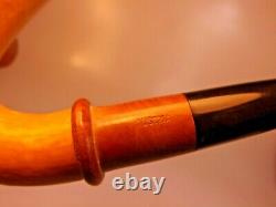 Austria AB Made Block Meerschaum Cup Calabash Gourd Sherlock Style Pipe BriarExt