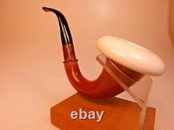 Austria AB Made New Block Meerschaum Cup Calabash Gourd Sherlock Style Pipe