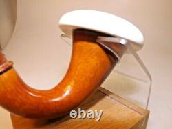 Austria AB Made New Block Meerschaum Cup Calabash Gourd Sherlock Style Pipe