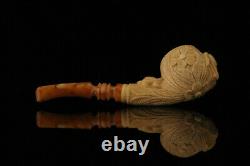 Autograph Series Hunting Dog Block Meerschaum Pipe with fitted case M2541