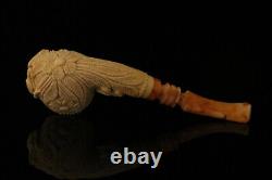 Autograph Series Hunting Dog Block Meerschaum Pipe with fitted case M2541