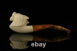 Autograph Series Wolf Block Meerschaum Pipe with fitted case M2169