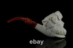 Bacchus Pipe By Erdogan EGE Handmade Block Meerschaum-NEW W CASE#202