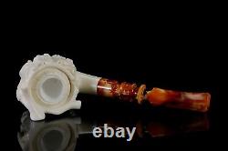 Bacchus Pipe By Erdogan EGE Handmade Block Meerschaum-NEW W CASE#617