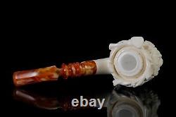 Bacchus Pipe By Erdogan EGE Handmade Block Meerschaum-NEW W CASE#644