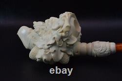 Baglan XXXL SIZE BACCHUS W EAGLE Pipe New Block Meerschaum W Case#11