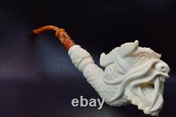 Baglan XXXL SIZE MONSTER Pipe New Block Meerschaum W Case#1193