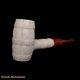 Barrel Poker Block Meerschaum Pipes, Smoking Pfeife, Tobacco Agovem Case 248