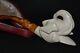 Beautifully Carved Elephant Pipe Block Meerschaum-new With Case#489